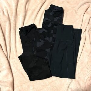 Set of 3 workout leggings